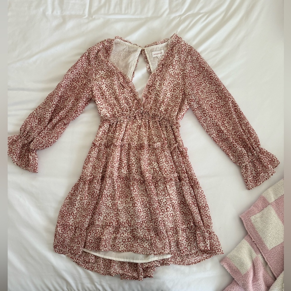 Stolen Hearts red and white dress